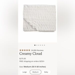 Lola Soft Creamy Cloud Blanket